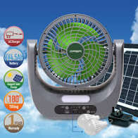 QASA RECHARGEABLE FAN QRF-6408 4 IN 1